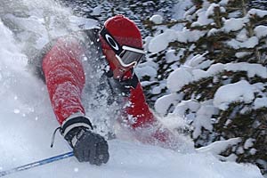 Dave Treadway at Whitewater, British Columbia, by Jordan Manley “It hadn’t snowed in over a week, but the north faces, dotted with beautiful larch trees, remained a haven for cold snow.” —Jordan ManleySee more…