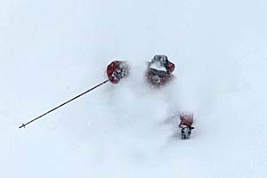 Kaj Zackrisson at Mürren, Switzerland, by Mattias Fredriksson. “I shot this photo of Kaj during one of the deepest powder days I’ve ever experienced. Our tracks were filled in after each lap and I couldn’t even…