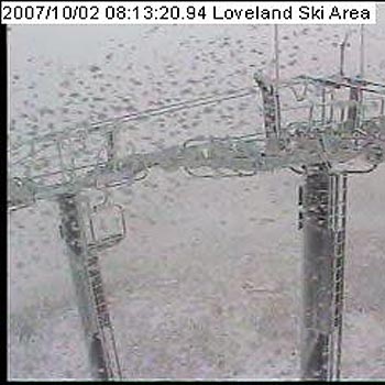 Loveland Snowmaking Mother Nature is helping Loveland.PHOTO: Loveland Ski AreaFollow the day-to-day action at skiloveland.com