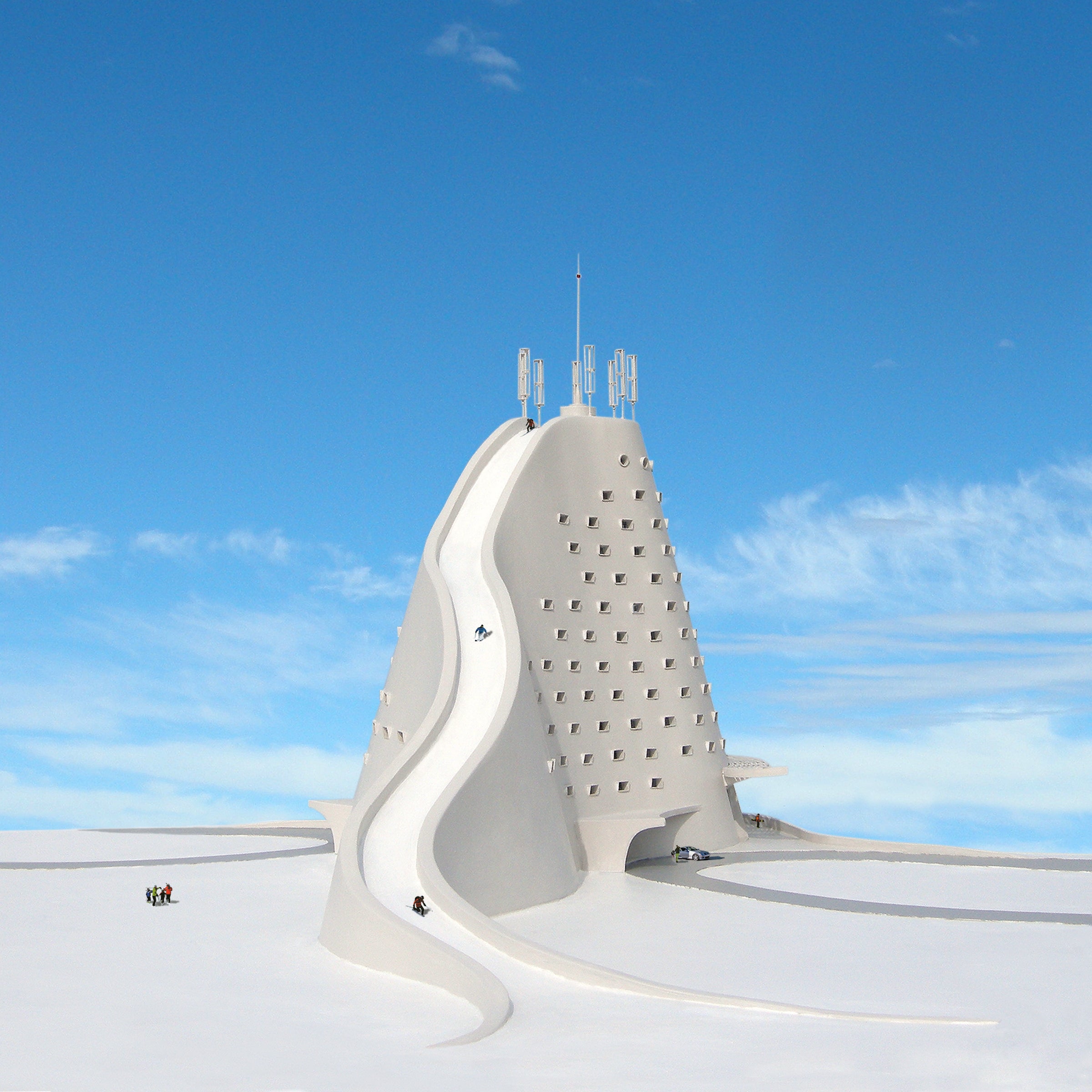 Vision for the Future A skier will see one thing right away when looking at the design for the 95-room luxury North Slope Ski Hotel—an actual ski slope. “I had never seen…