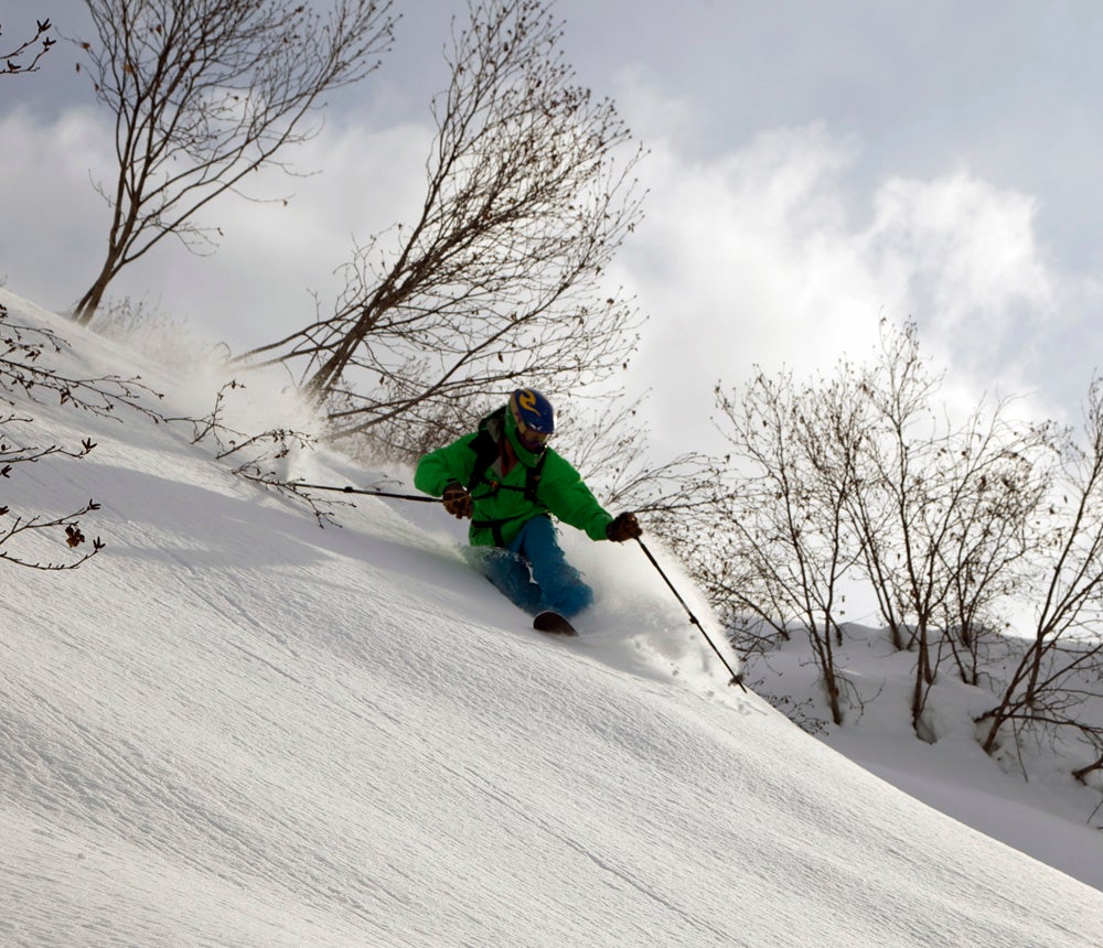 Valdez, AK Jake Sakson getting it done on the shoulder of the Python, near Valdez. Jake placed second in the Telemark Freeskiing World Championships held at…