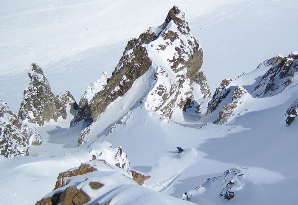 Skiing South America More shots from South America.