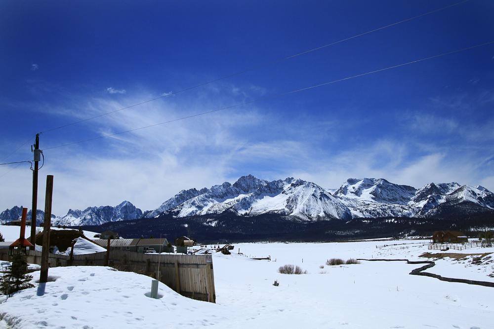 The Sawtooths More skiing and fishing in Idaho.
