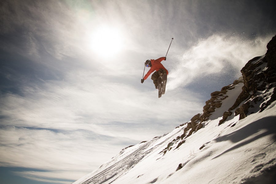 Freshies Make For Fun Rocky Mountain Underground athlete Mike Reed taking advantage of open slopes and early snow at Wolf Creek.