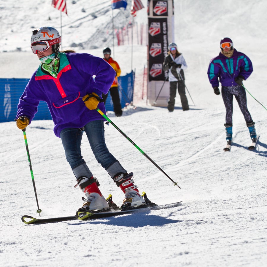 Really Really Fast Gapers Even some of the racers dressed up. It's hard not to have fun when you have nearly top-to-bottom runs before November.