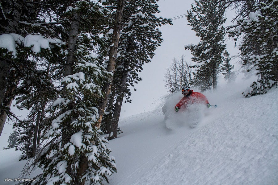 Big Red is Open! Jackson Hole is up to 142-inches for the season. The tram is open and more snow is in the forcast! What more can you ask for? Go west, young…