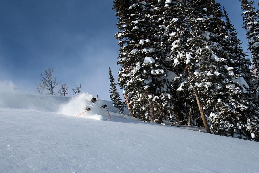 Jackson Hole Jackson Hole local Griffin Post getting some. jacksonhole.com