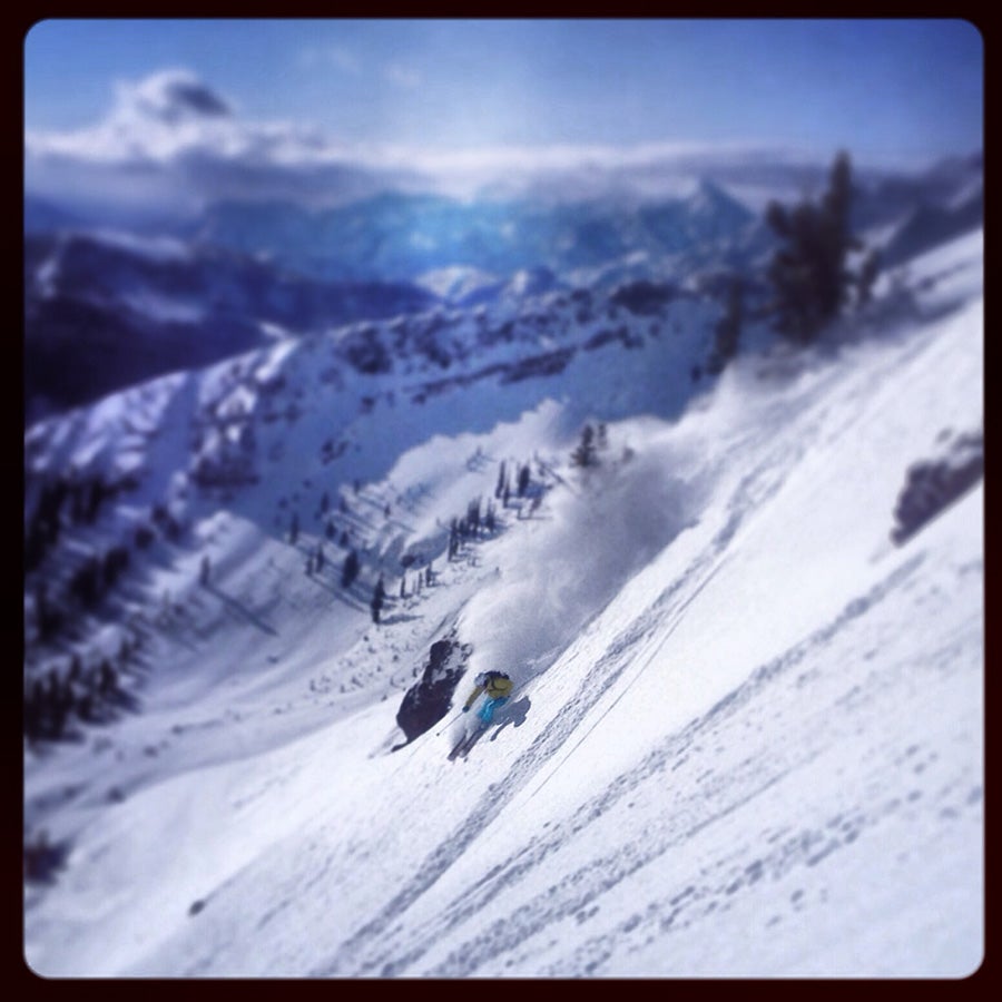 Photo Break Amber Gale crushing an early tram photo session during test week. Photo: Jeremy BensonBehind the scenes of Ski Test 2013: Day 1 | Day 2 | Day 3 | Day…