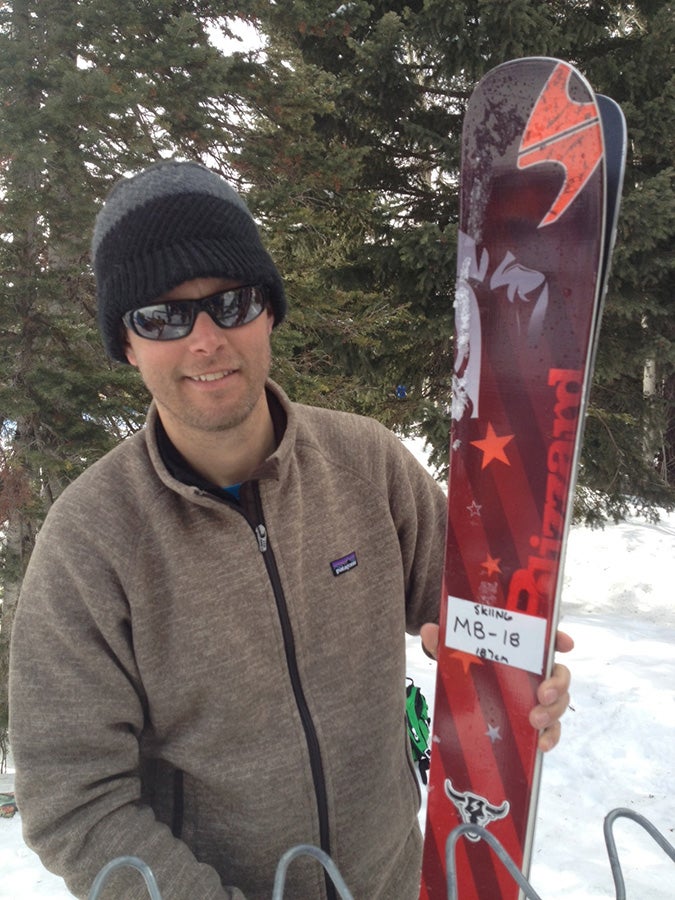 The Duke Blizzard's Jed Buke.Behind the scenes of Ski Test 2013: Day 1 | Day 2 | Day 3 | Day 4