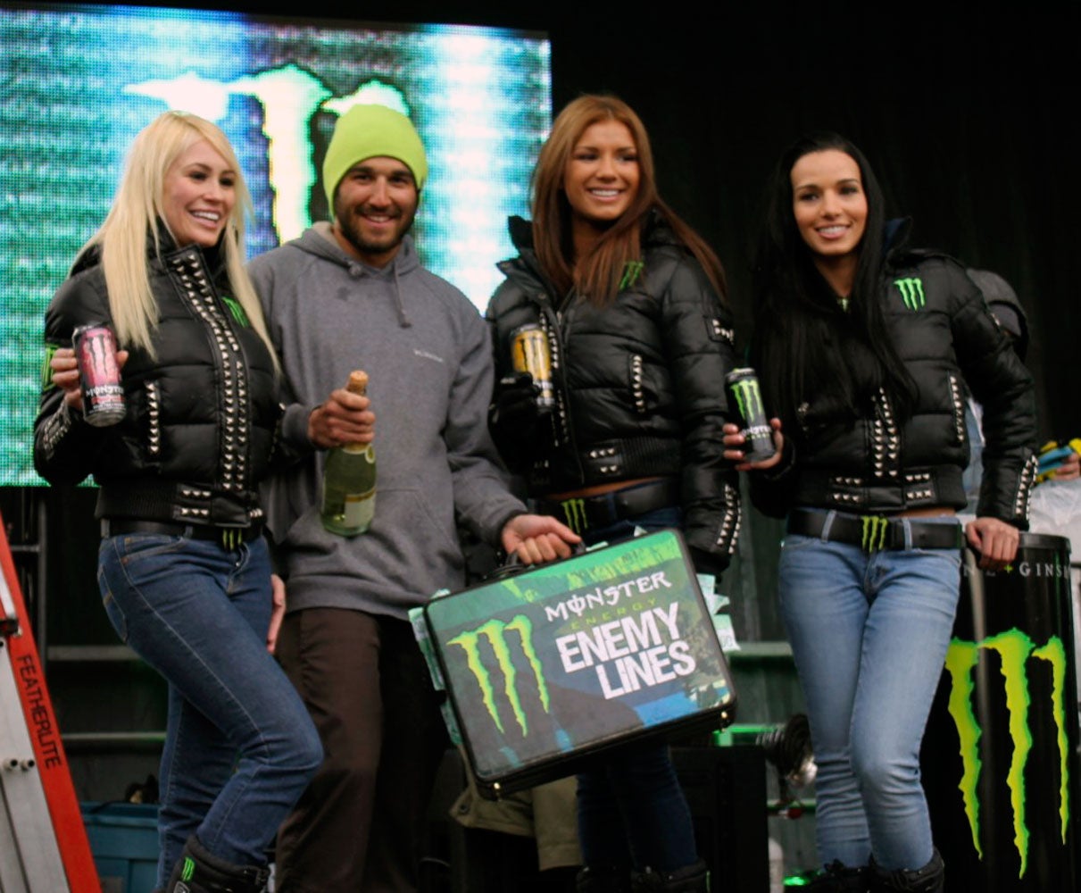 Podium Position Stan Ray rails past bad conditions and 25 other racers to land the top spot on the Monster podium. But he didn't just win money...