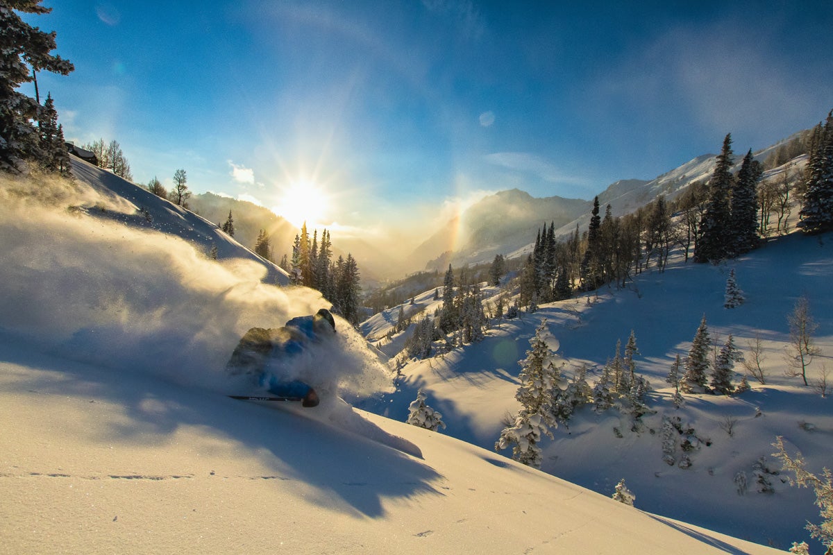 Alta backcountry, Utah It was a tremendously cold day at Little Cottonwood Canyon, Utah. “The last bits of moisture were being squeezed out of the air creating the ‘diamond…