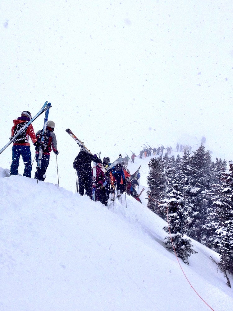 Conga Line The next morning, the storm began to let up. When the Aspen Highlands patrol opened Highland Bowl, skiers clammored for first tracks. Despite…