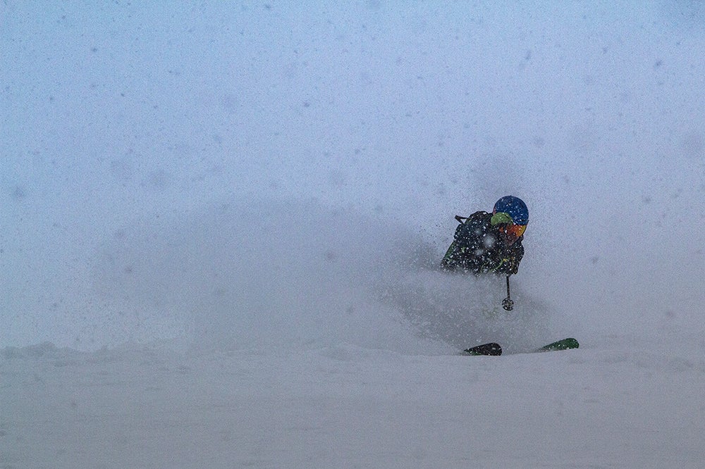 The Day After Backbone Media founder and winner of the men's rec division in the Power of Four, Penn Newhard, charges through sore legs and freshies during a…