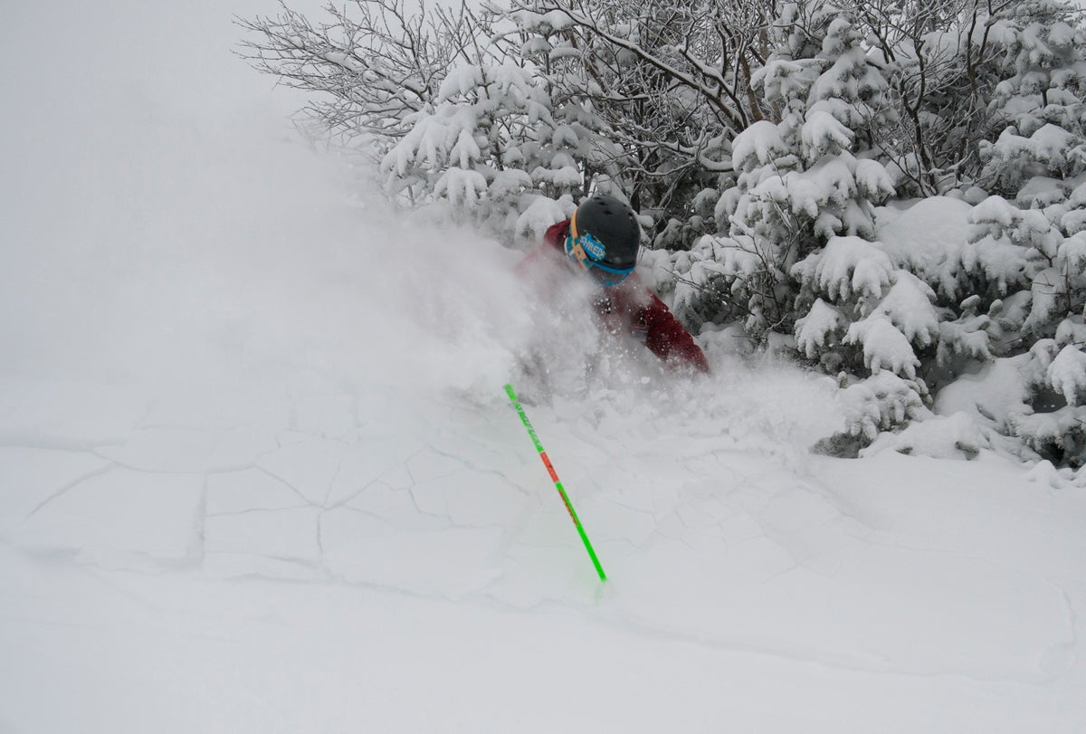 Cannon Mountain Taking advantage of a mid-March dump, Cannon Mountain’s general manager John DeVivo shows he’s as passionate about skiing as business.