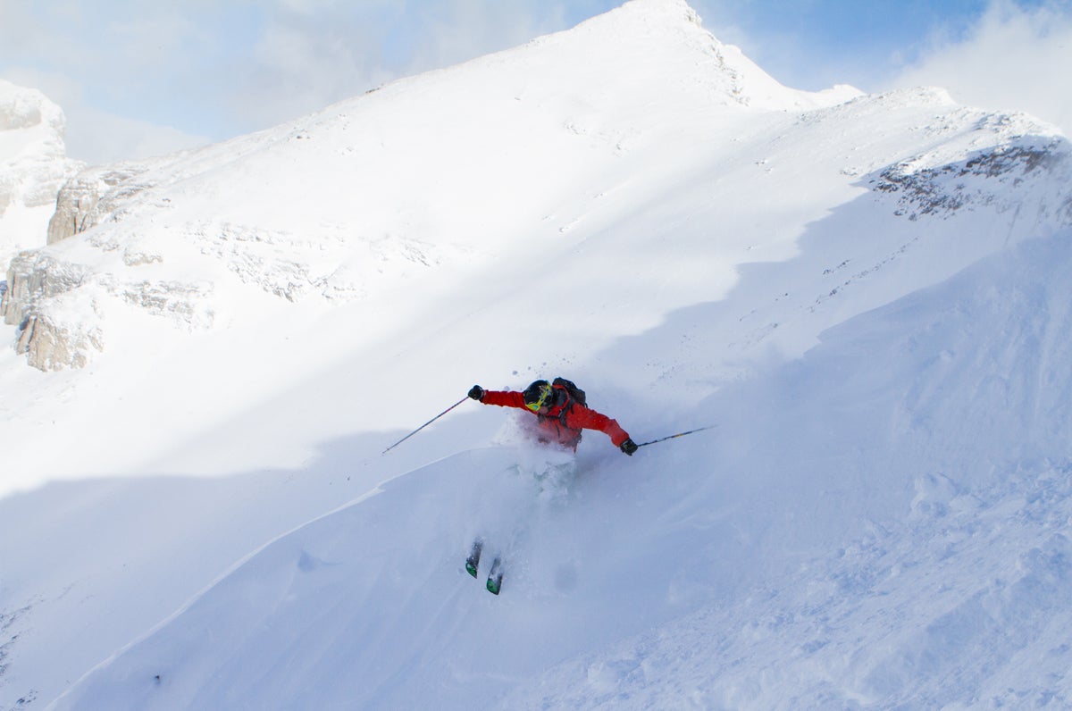 Sunshine Village A spine slarving skier finds Delirium Dive’s Canadian goods.
