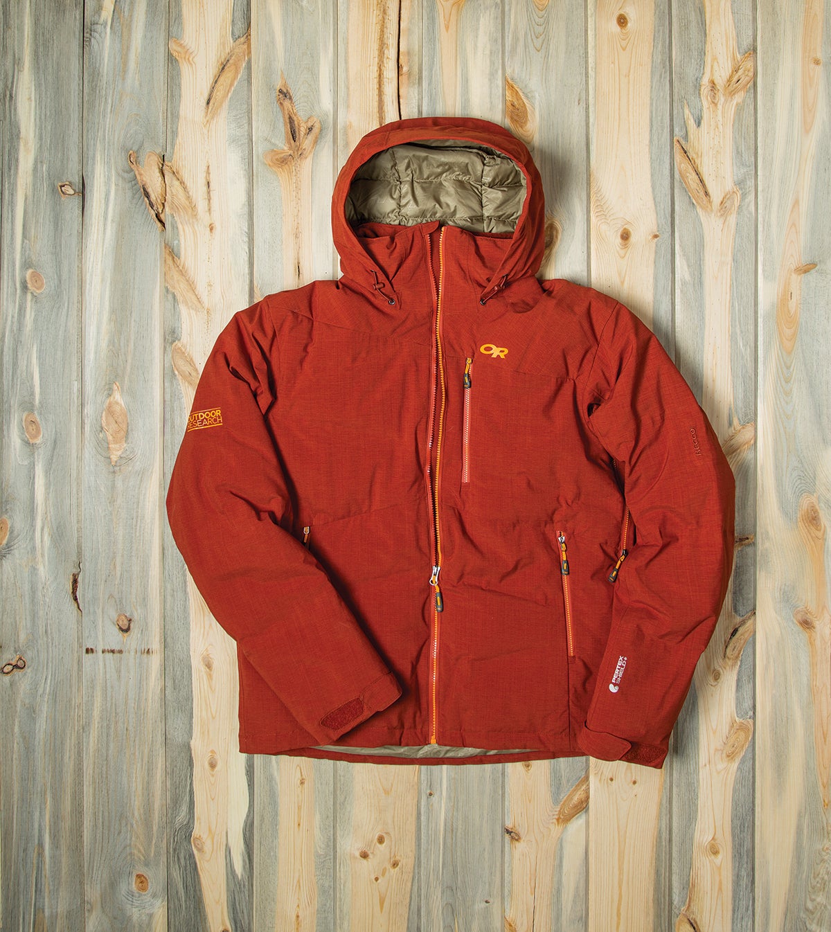 OUTDOOR RESEARCH STORMBOUND JACKET Stuffed with a combination of 650-fill down and synthetic insulation, the burly Stormbound is the jacket you’ll want when temps plunge and the snow…