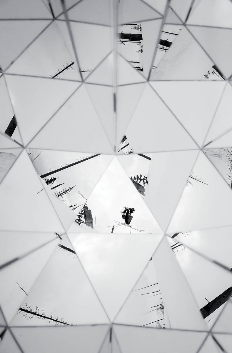 An Afterthought While shooting in British Columbia's Waputik Range, photographer Bruno Long pulled out a prism made from three mirrors and Velcro, “as sort of an…