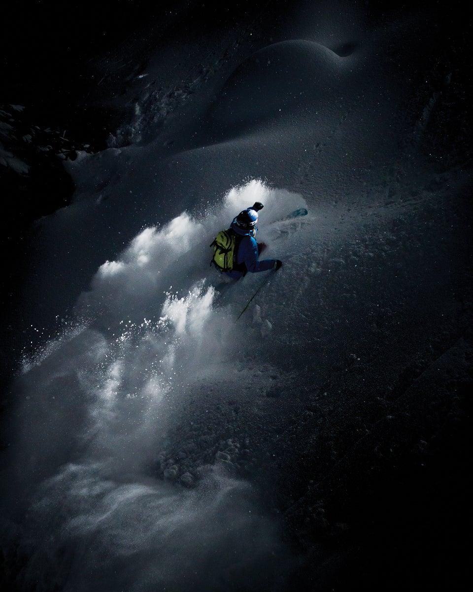 Midnight in the Monashees Dave Treadway in Cherryville, British Columbia, with Monashee Powder Snowcats