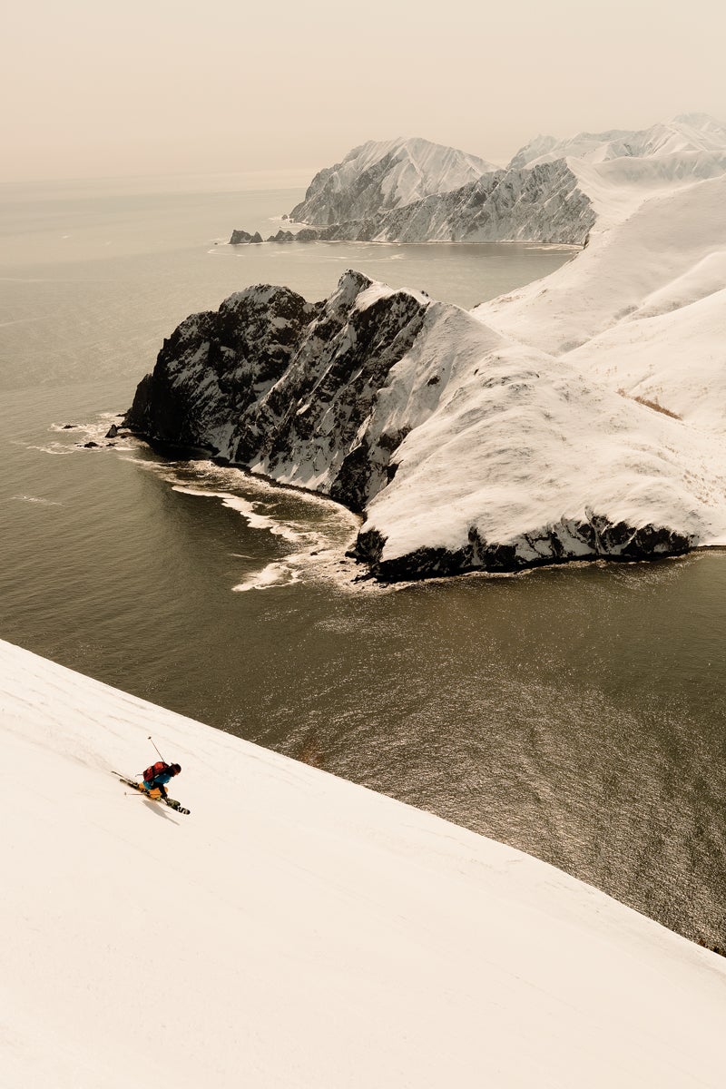 Tough Living After a day in the glaciated landscapes of Russia’s Kamchatka peninsula, Nikolay Veselovskiy, guide and owner of Vertikalny Mir heli-ski op, searched…