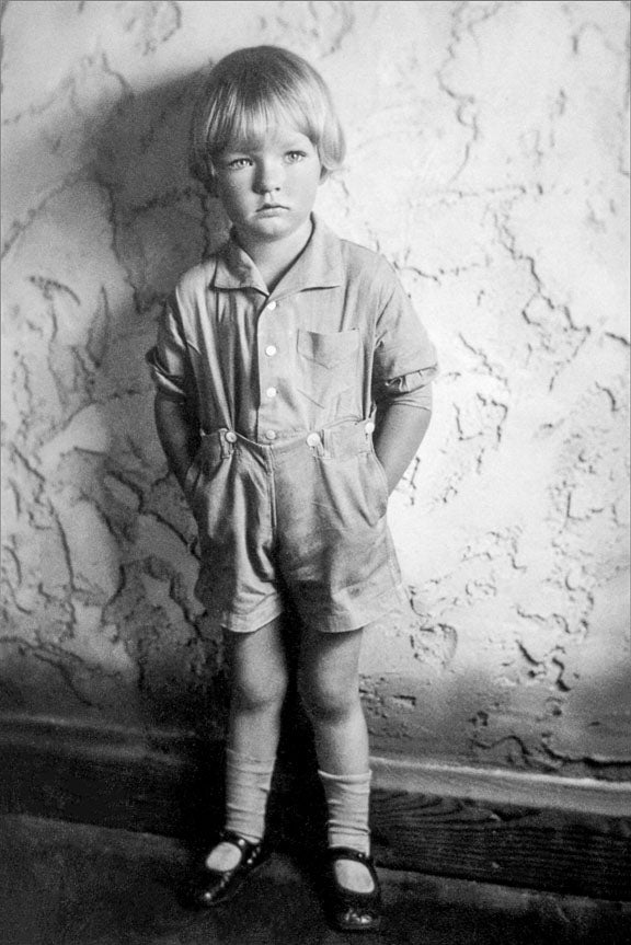 SKI1016_WarrenMiller02 Warren Miller at age four.