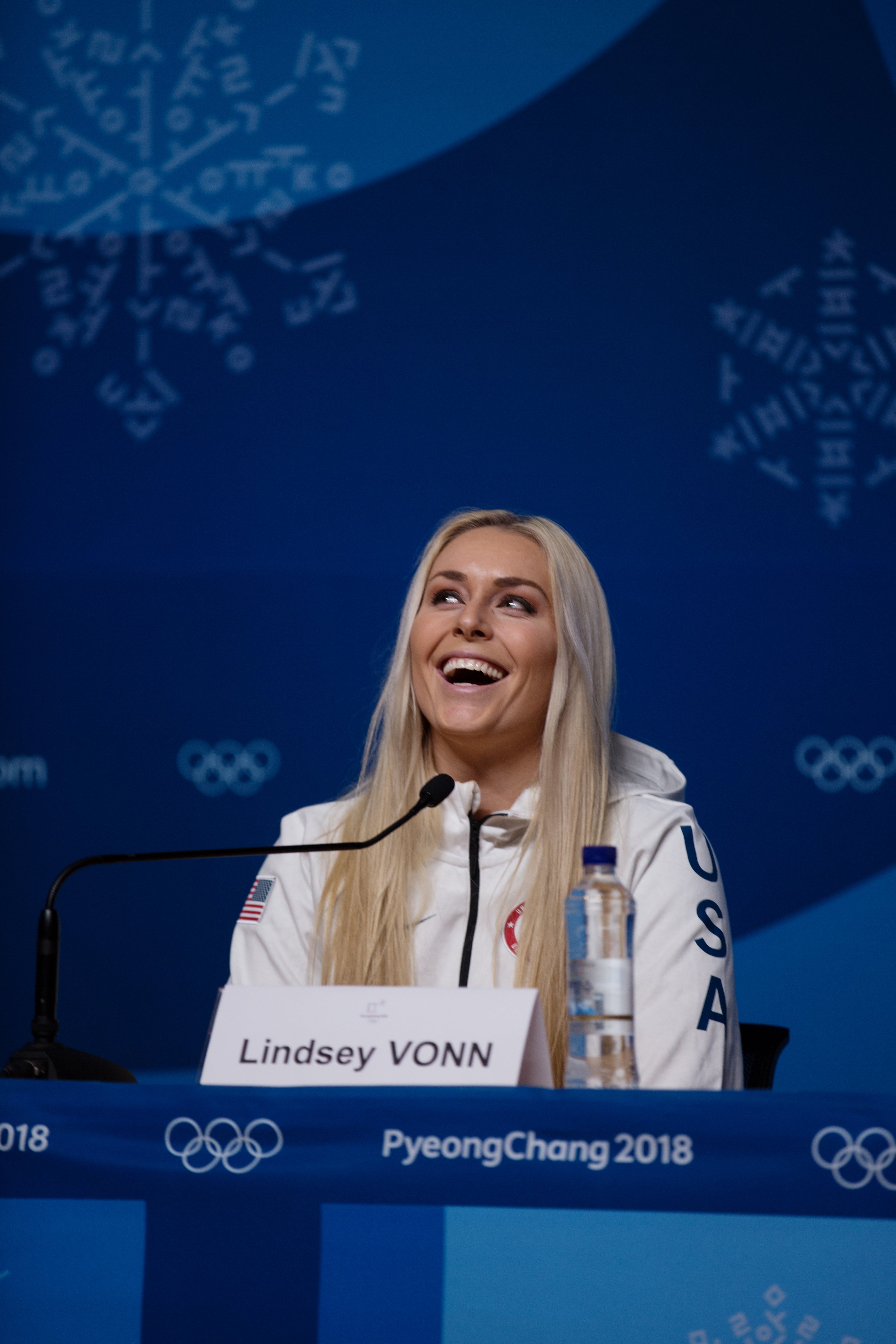 BG5B2542 Lindsey Vonn press conference2018 Olympic Winter Games in PyeongChang, Korea