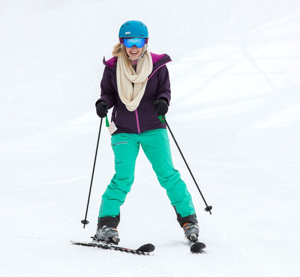 2018-AimU-Intro-to-Skiing-1435 All smiles while learning to ski.