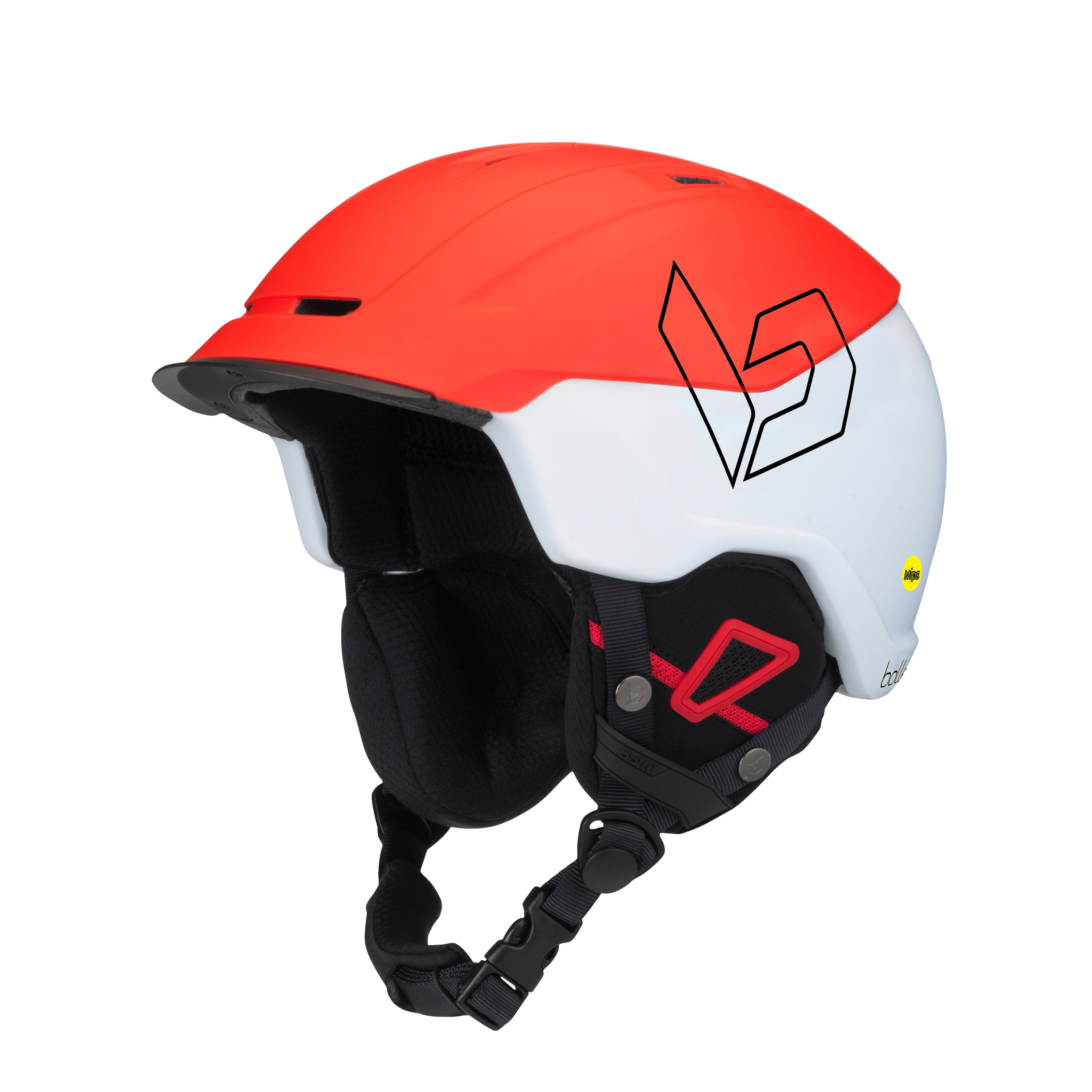 31674_INSTINCT MIPS MATTE WHITE RED_RET None