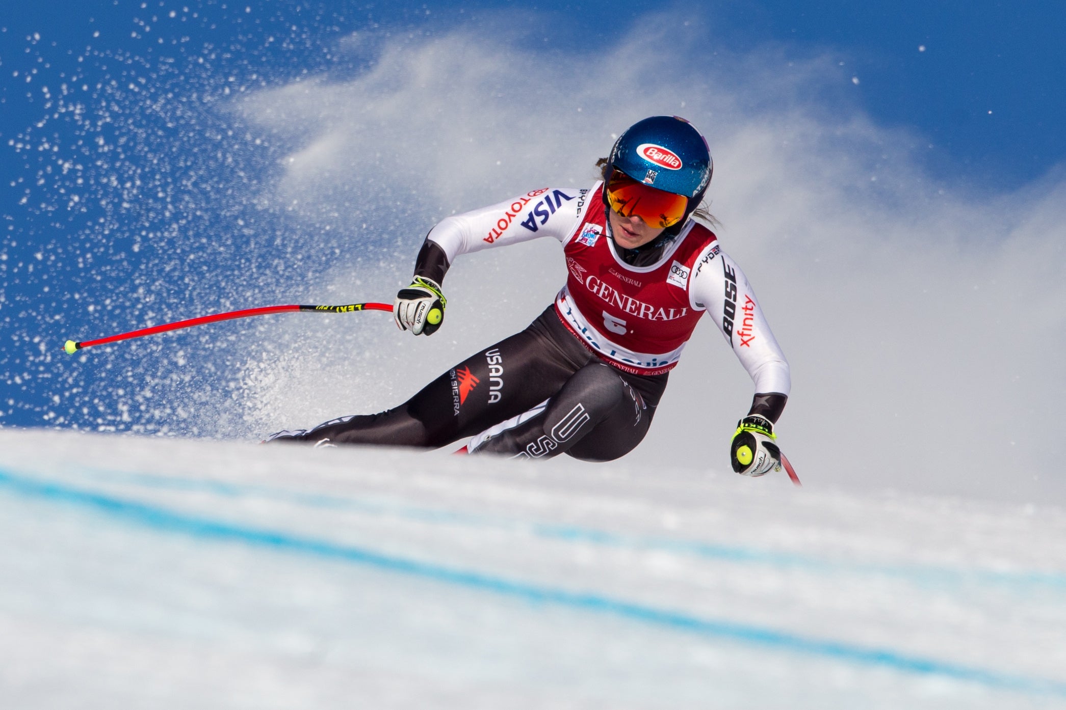 Mikaela Mikaela Shiffrin, Lake Louise Training Run