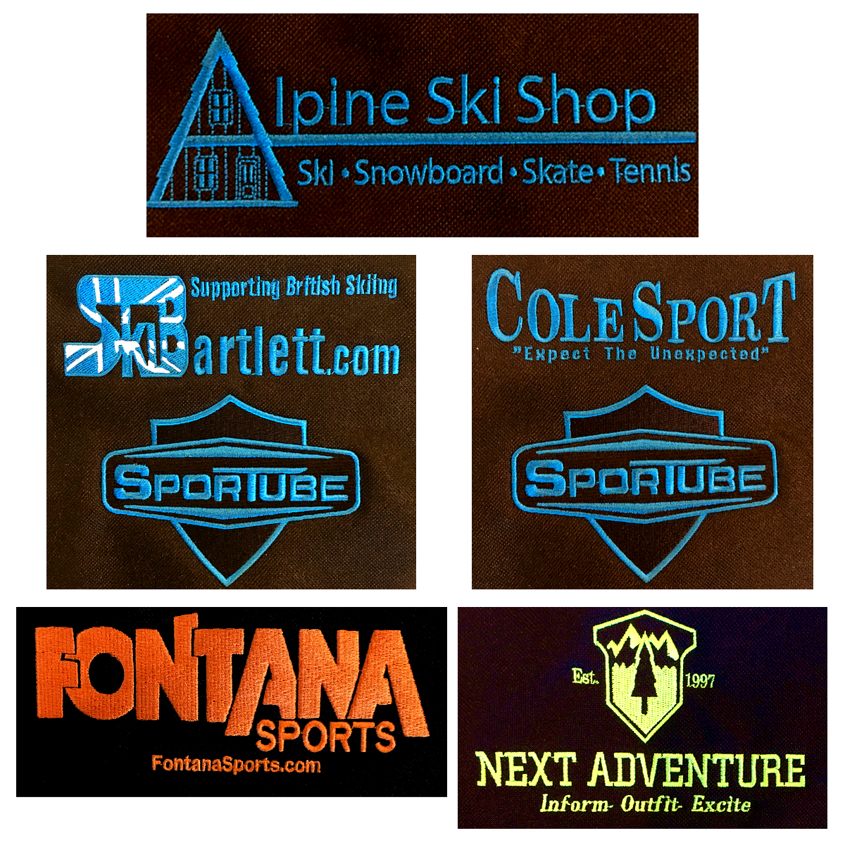 sport- embroidery This shops all have custom SporTube embroidery, and you can too.