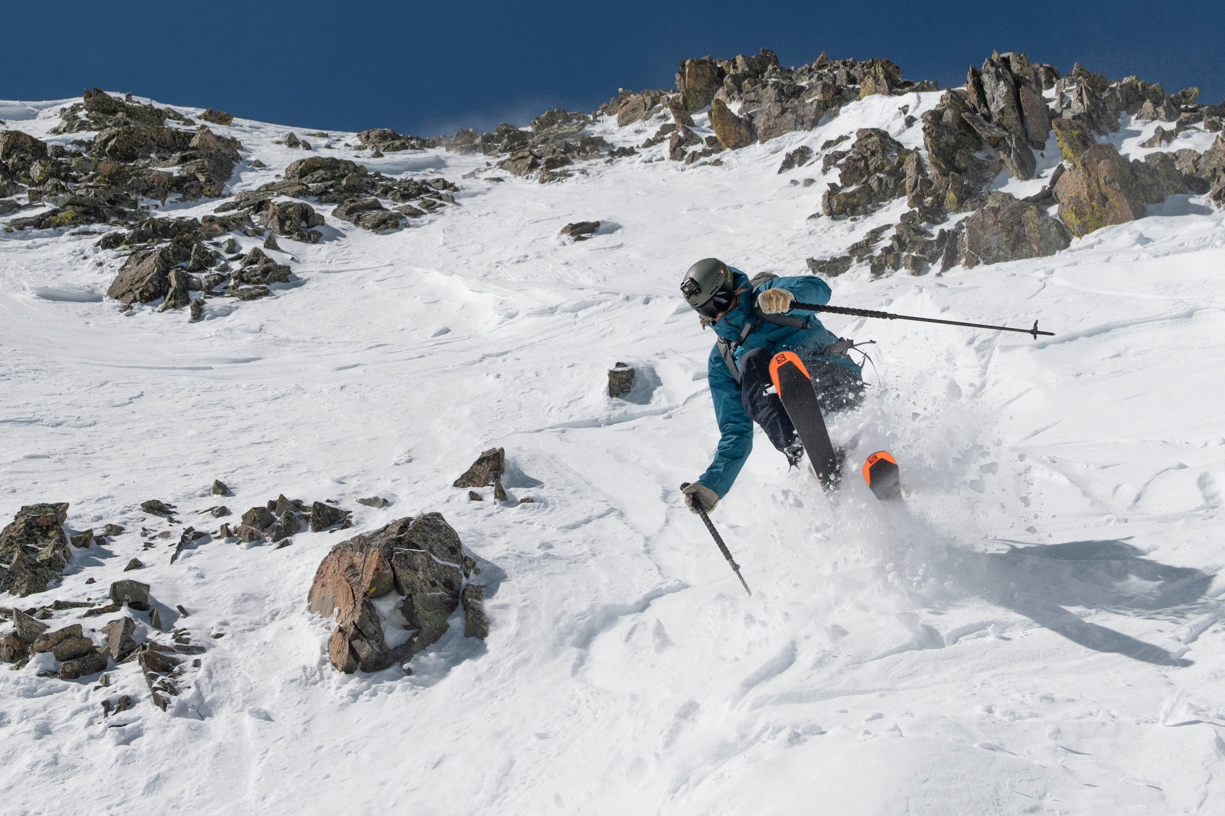 _DSC7198 Cody Townsend skiing down Wilson Peak