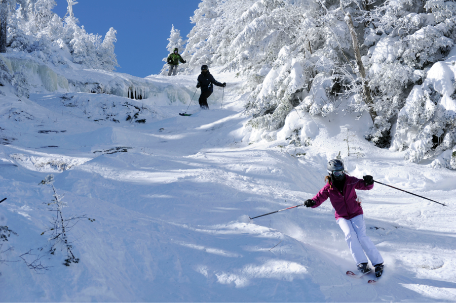Paradise Paradise ski run at Mad River Glen in Vermont