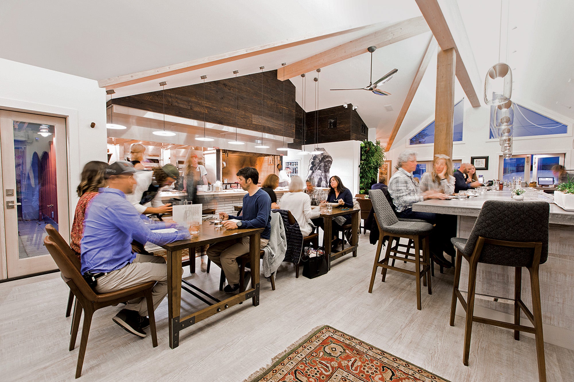 SKI1219-EC-TheCovey-byRayJGadd-s Inside The Covey restaurant in Ketchum, Idaho