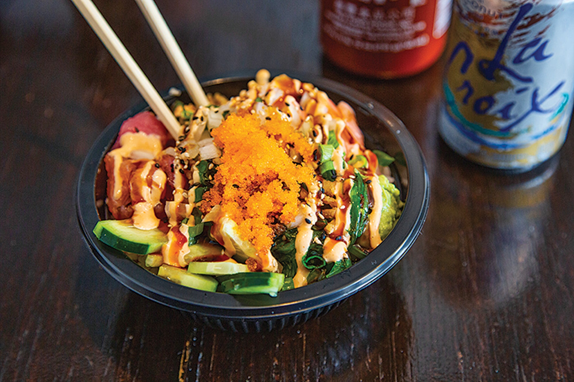 SKI1219-EC-Town4-s Sushi bowl and La Croix