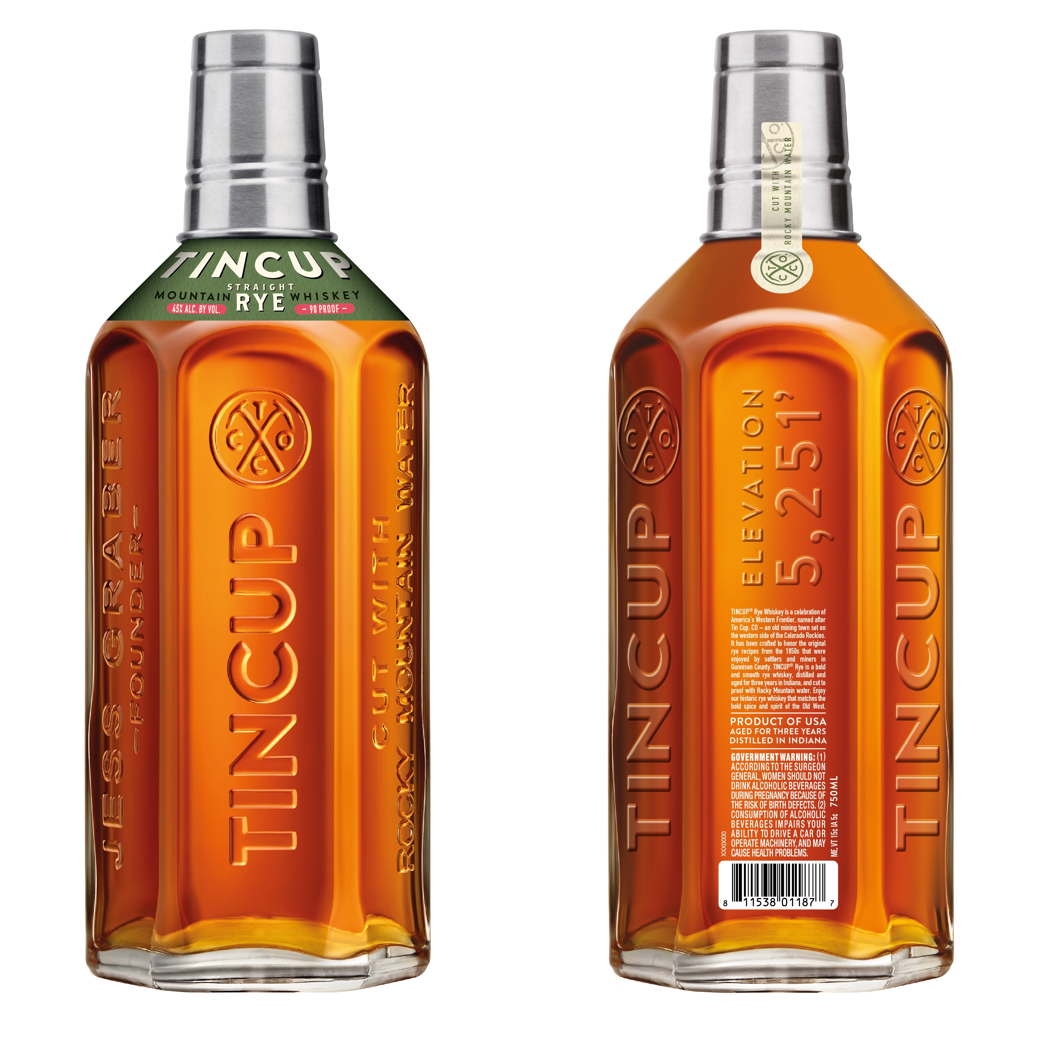 TINCUP Whiskey_TINCUP Rye TINCUP Rye Bottle