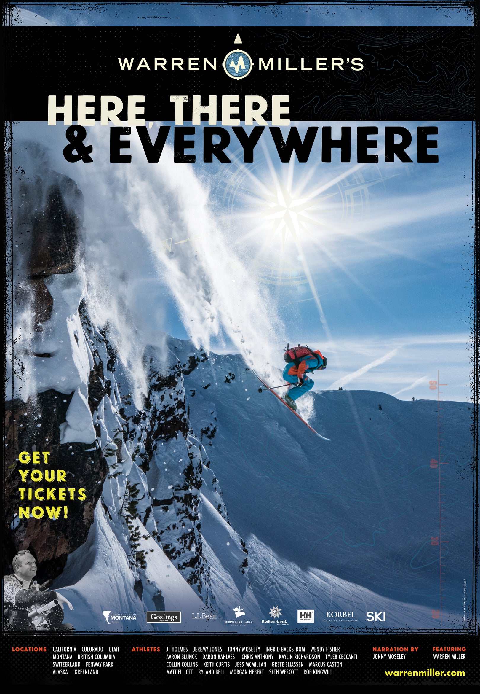 2016_WM-Poster_FNL Warren Miller's Here There and Everywhere