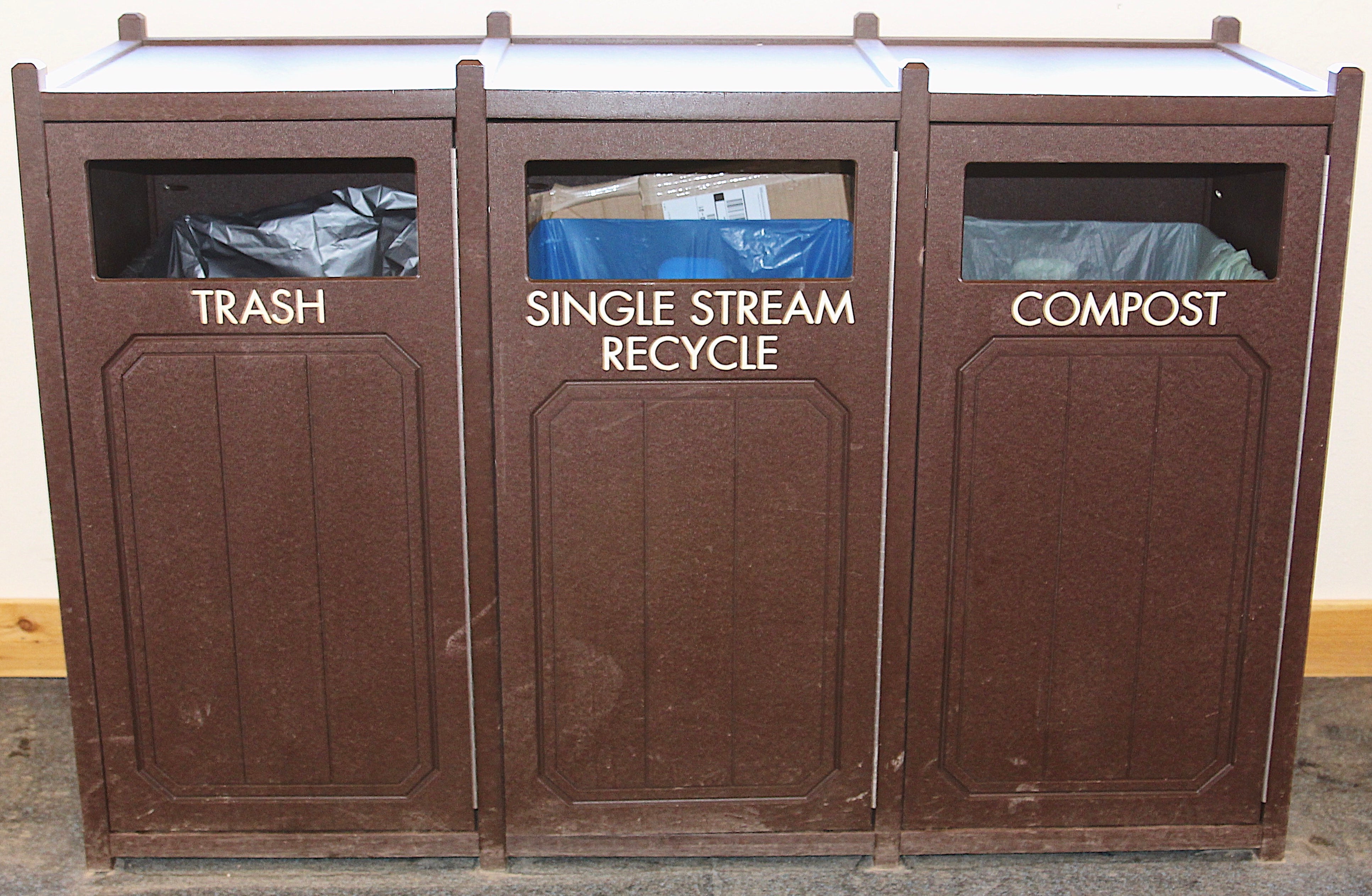 3DE73971-70EF-47D1-8C6D-B396E59E9A5A Trash receptacles at Eldora Mountain Resort