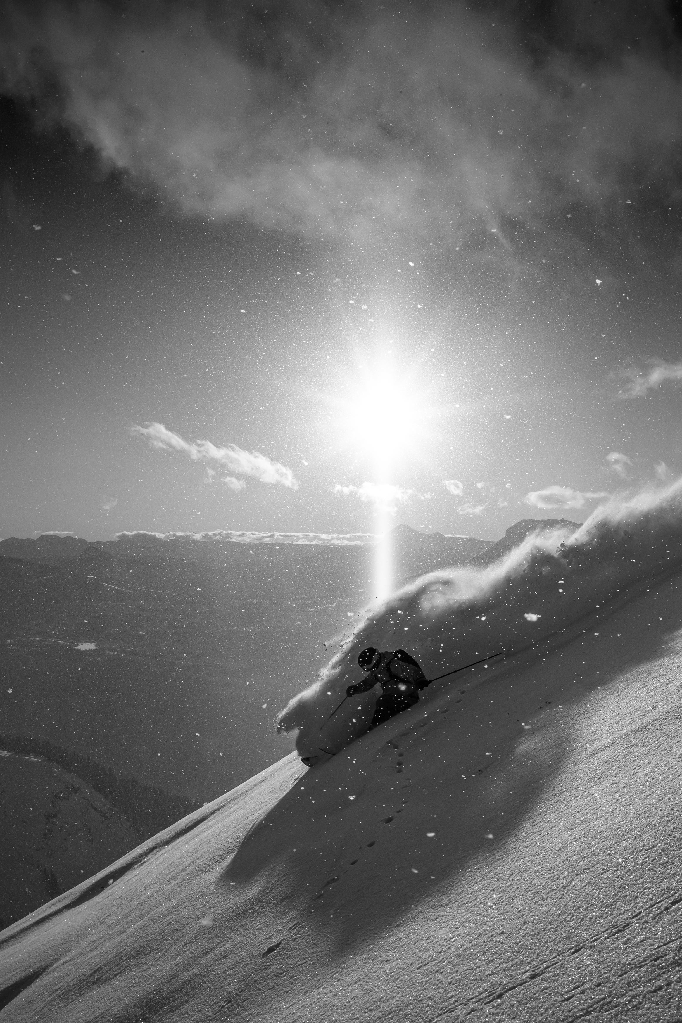 untitled-367 Michael Barney skiing with sun