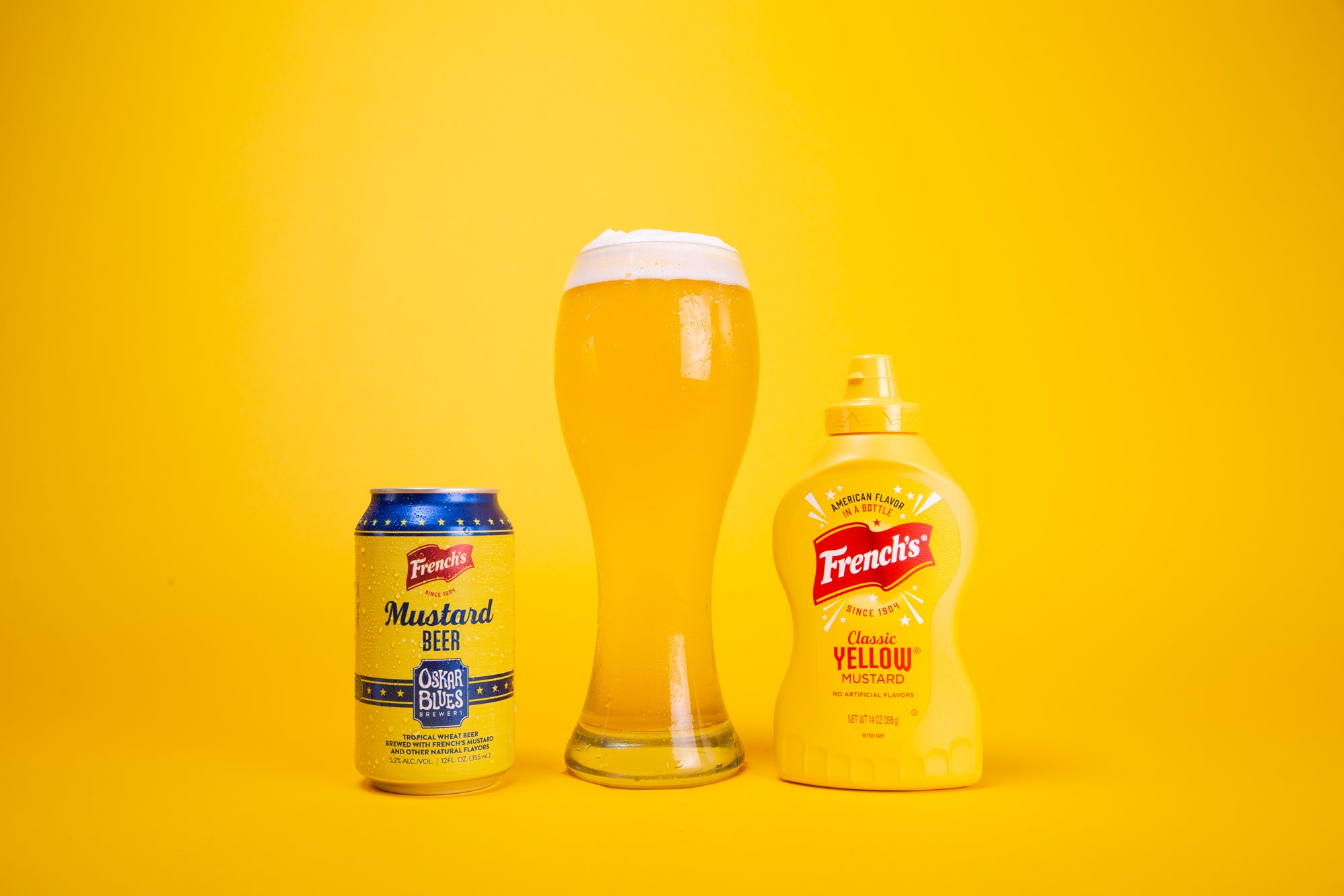 Mustard Beer PR Select 5 French's Mustard Beer in a glass