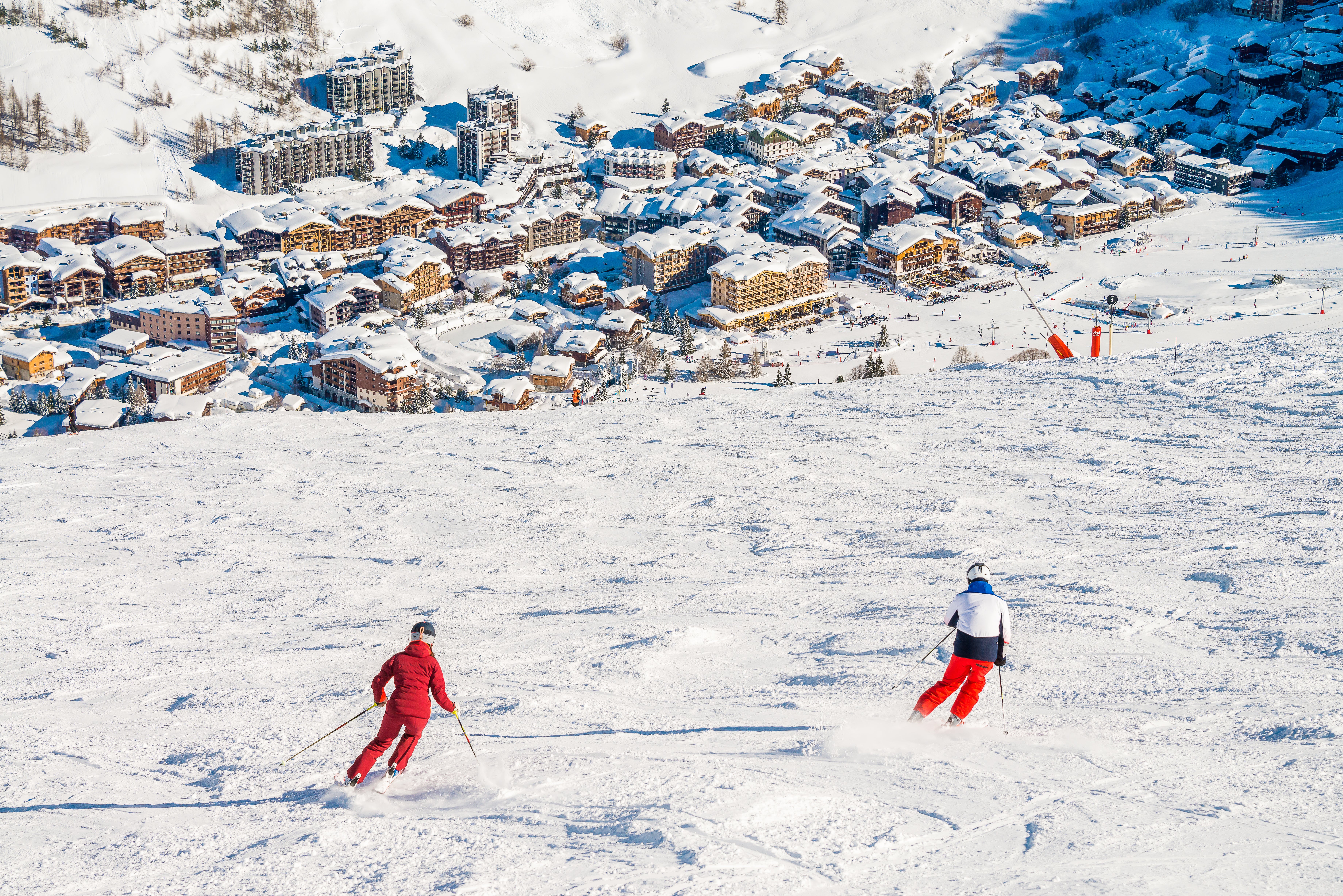 valdisere-00017189 Val d'Isere is one of the world's largest ski resorts.