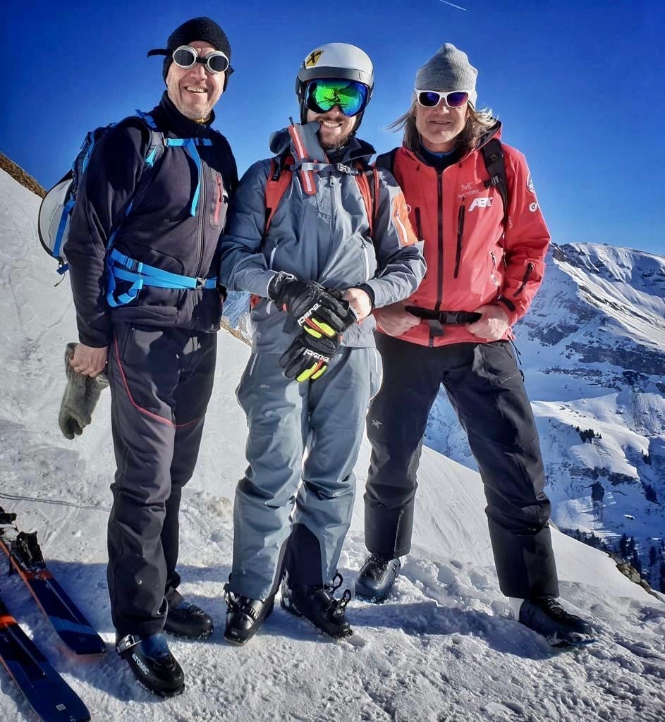 1442418b-be0a-4705-ab52-0e4c6c0bb9e3 Marcel Hirscher with High Zurs Ski Guide and client