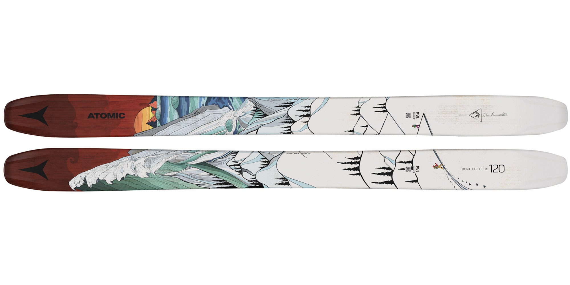 2021ski-ATOMIC-BENT-CHETLER-120 2021 Atomic Bent Chetler 120 men's deep snow ski