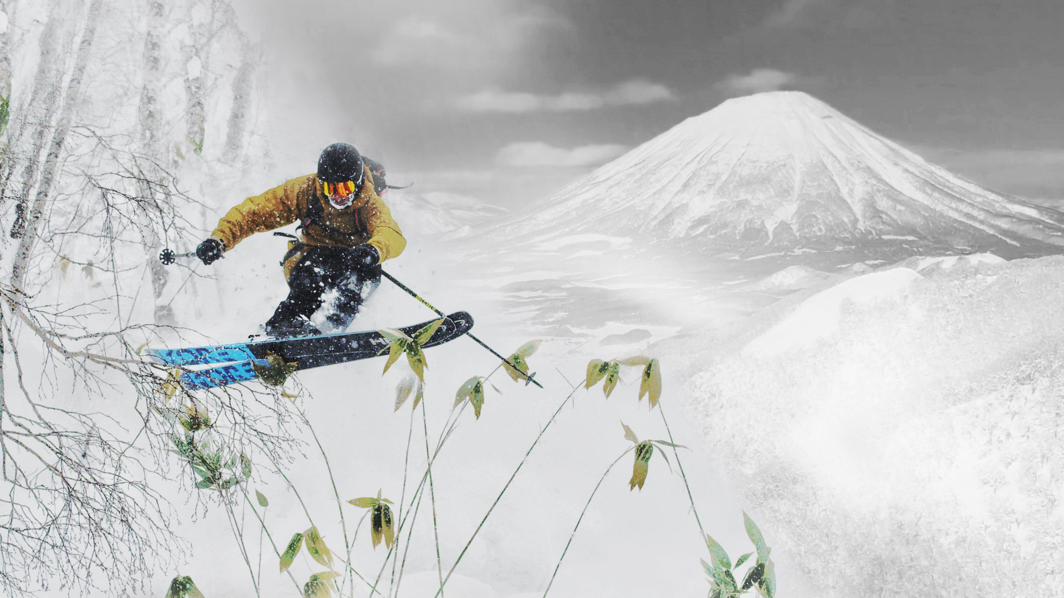 Shinrin-Yoku_Header_1 HEAD freeski athlete in Shinrin-Yoku.
