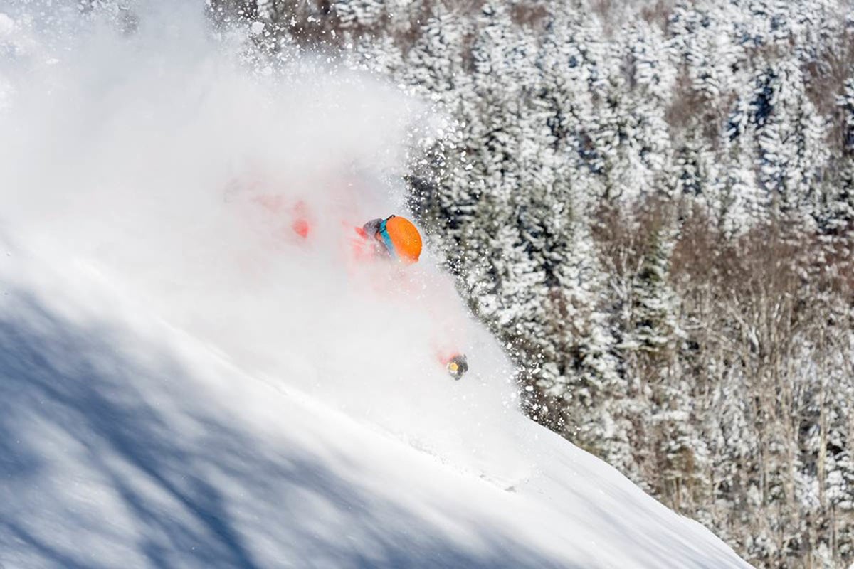 Snowshoe Mountain Resort, West Virginia Photo: Snowshoe Mountain Resort Skier: Alex Strattman Five feet of fresh snow has fallen on Snowshoe in four weeks. West Virginia, what?!