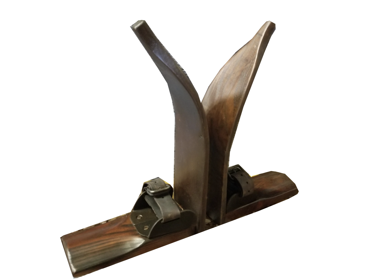 bookend Vintage Winter Ski Bookends