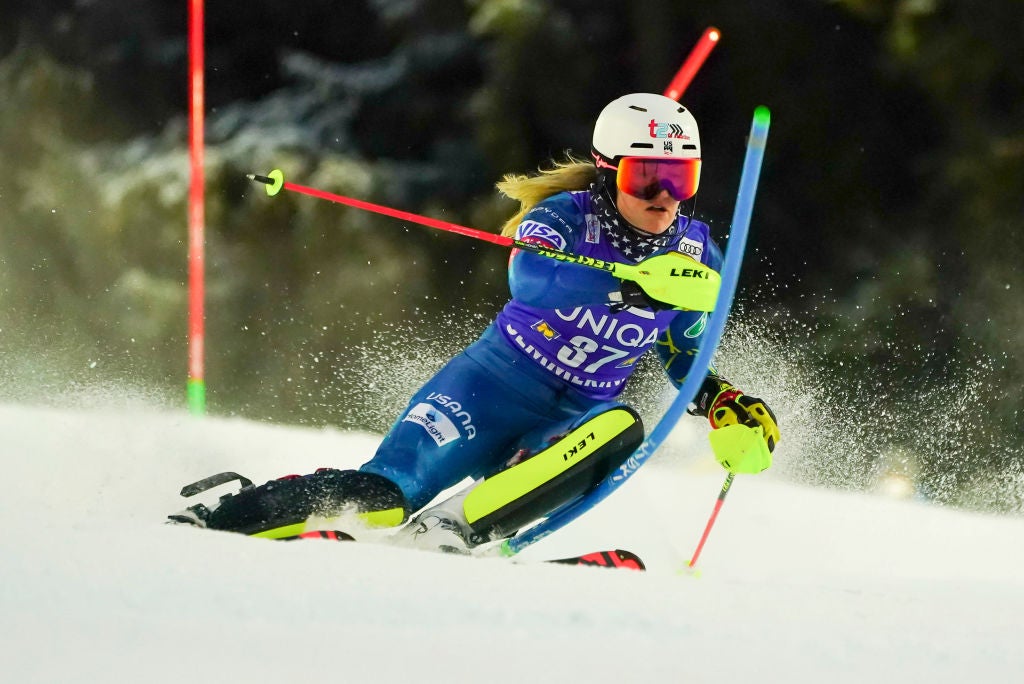 GettyImages-1230348674-obrien-slalom-semmering Nina O'Brien in Semmering, Austria World Cup Slalom