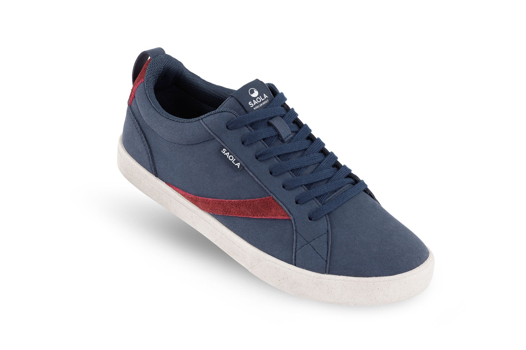 H-B-BLEU-SEMELLE-BLANCHE-3-4 Saola Cannon Navy men's Shoe