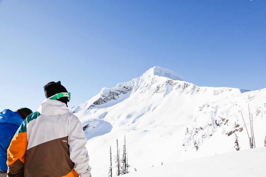 Mary McIntyre climbs the sub-peak of Georgia's highest mountain, Shkhara in Brody Leven's passion project film, Lost, where Leven struggles to find his place in the ski industry.