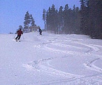 "The way to tell it's spring at Vail? The smell of grilling hamburgers. Here's a barbecue going on at the top of Blue Sky Basin."