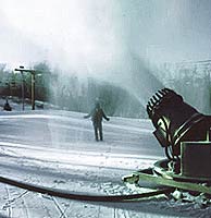 Spring Skiing by Alex Opiel Spring Skiing at Holiday Valley, New York on April 5, 2010.