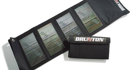 Brunton Solar Panel BRUNTON Flexible 12-watt Solaris solar panel, $259 Your idea of roughing it goes only so far. This portable solar panel folds up to fit easily in…